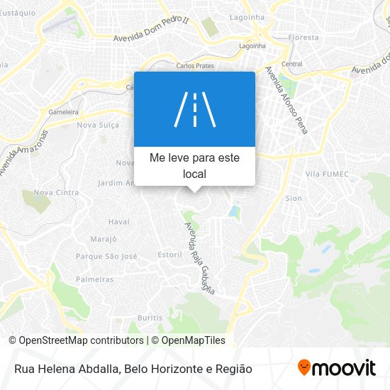 Rua Helena Abdalla mapa