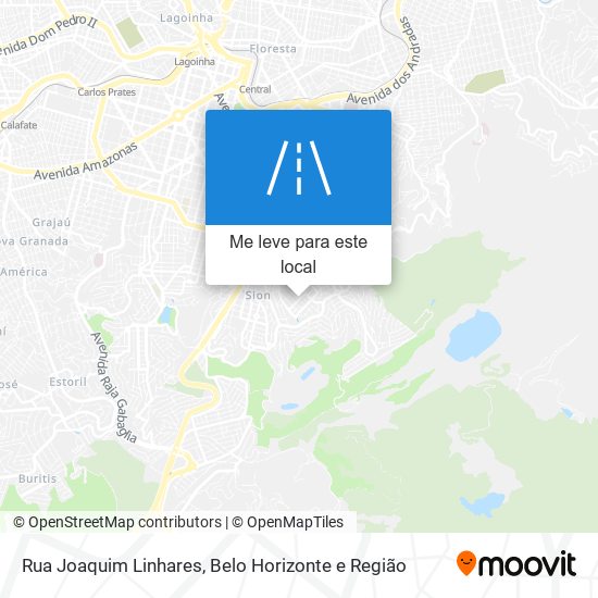 Rua Joaquim Linhares mapa