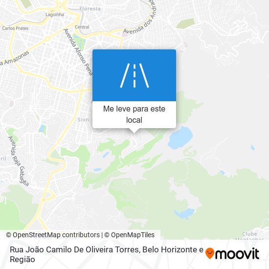 Rua João Camilo De Oliveira Torres mapa