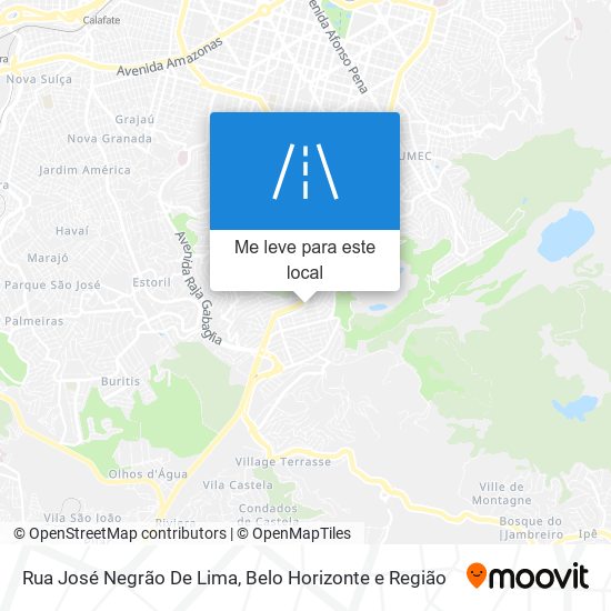 Rua José Negrão De Lima mapa