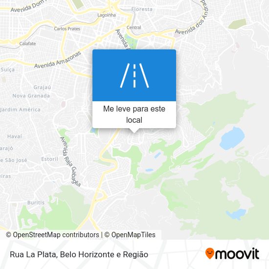 Rua La Plata mapa