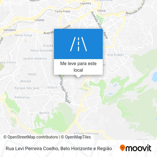 Rua Levi Perreira Coelho mapa