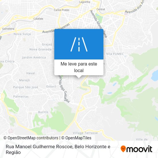 Rua Manoel Guilherme Roscoe mapa