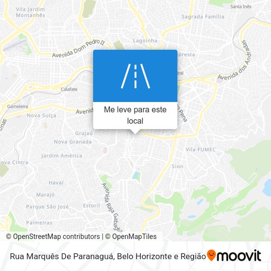 Rua Marquês De Paranaguá mapa