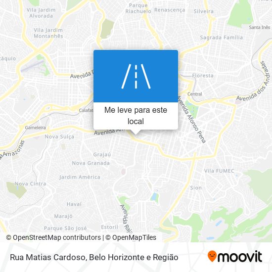 Rua Matias Cardoso mapa