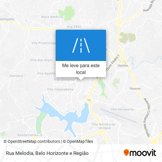 Rua Melodia mapa