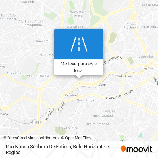 Rua Nossa Senhora De Fátima mapa