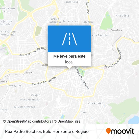 Rua Padre Belchior mapa