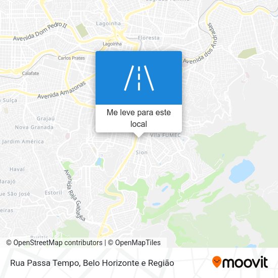 Rua Passa Tempo mapa