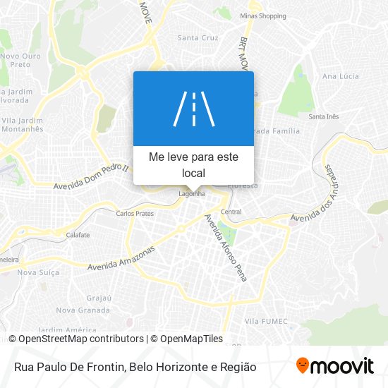 Rua Paulo De Frontin mapa