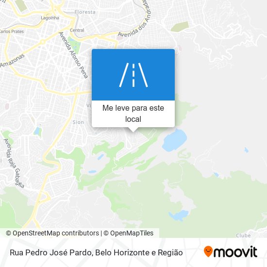 Rua Pedro José Pardo mapa