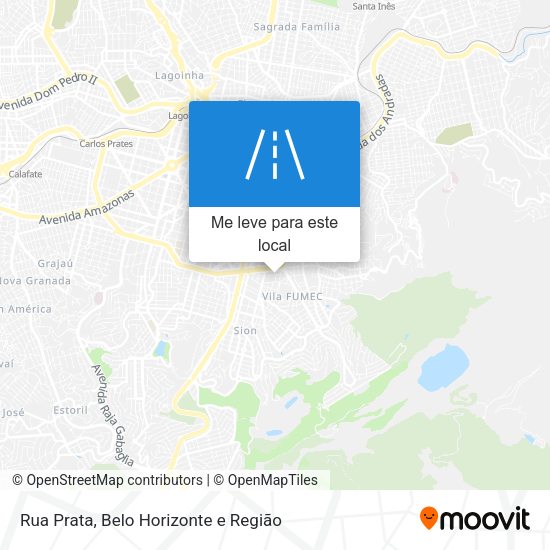 Rua Prata mapa