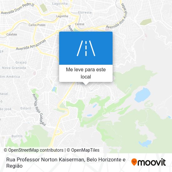 Rua Professor Norton Kaiserman mapa
