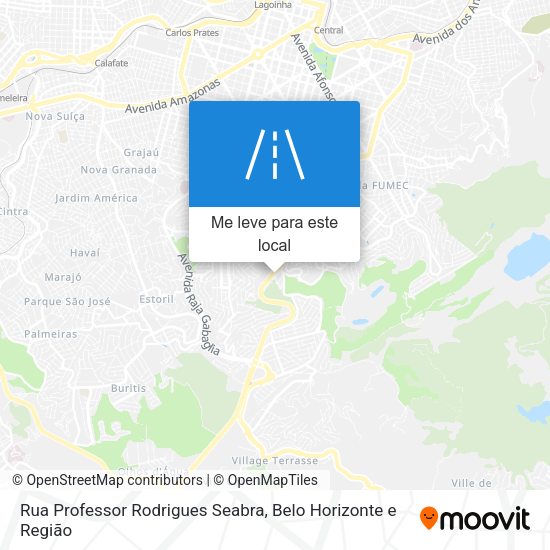 Rua Professor Rodrigues Seabra mapa