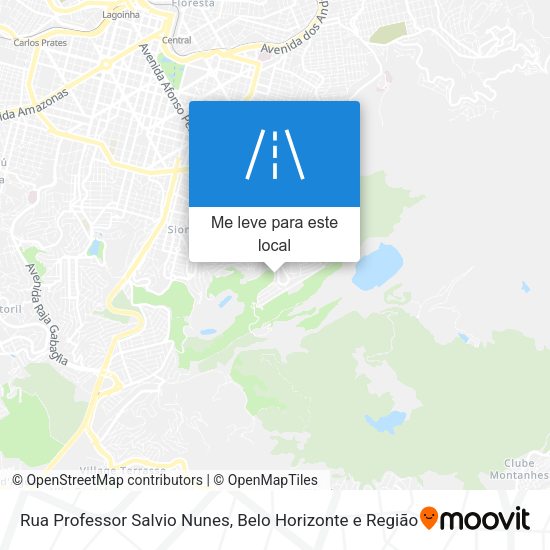 Rua Professor Salvio Nunes mapa