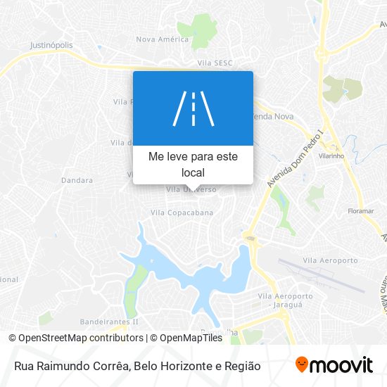 Rua Raimundo Corrêa mapa