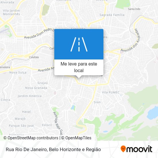Rua Rio De Janeiro mapa