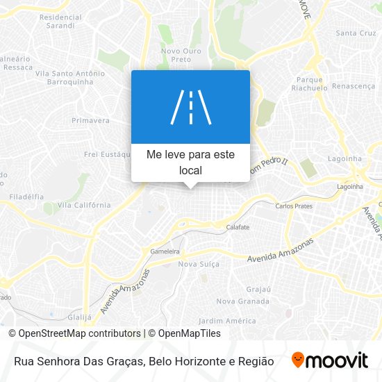 Rua Senhora Das Graças mapa