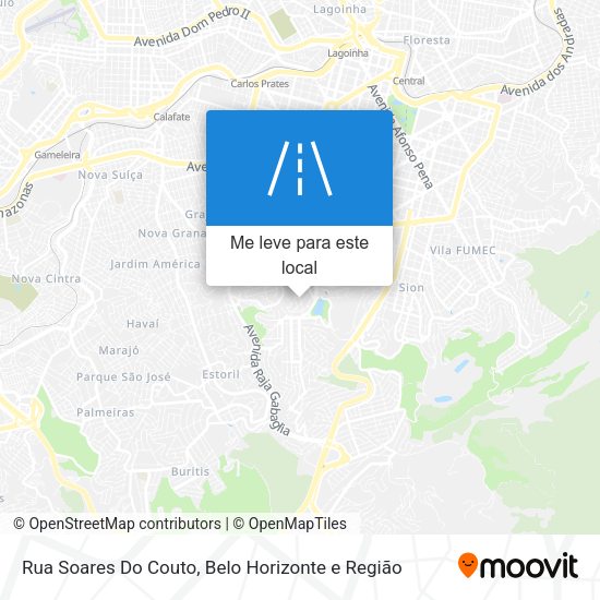 Rua Soares Do Couto mapa