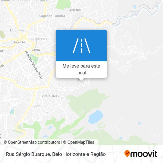 Rua Sérgio Buarque mapa