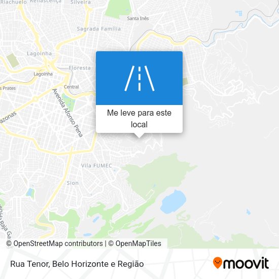Rua Tenor mapa