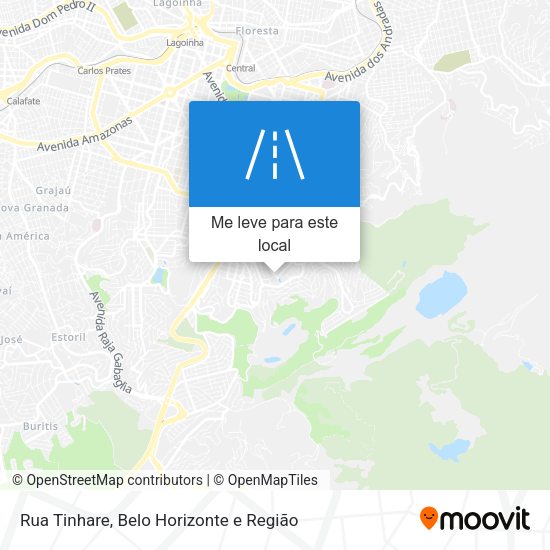 Rua Tinhare mapa