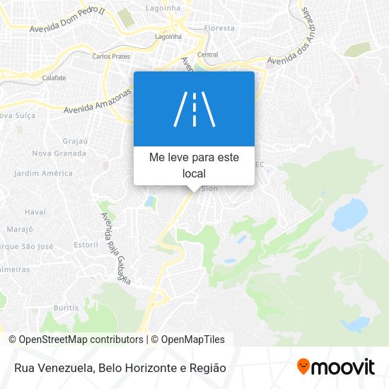 Rua Venezuela mapa