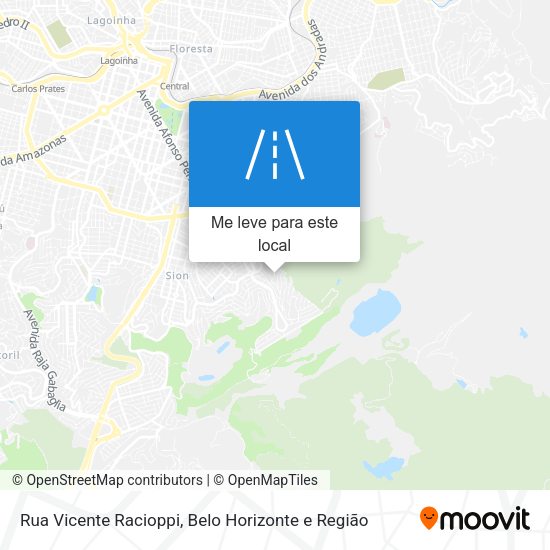 Rua Vicente Racioppi mapa