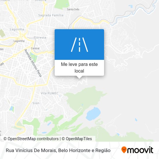 Rua Vinícius De Morais mapa