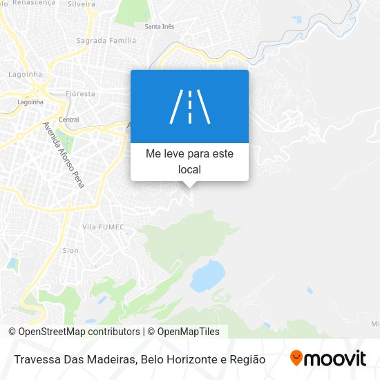 Travessa Das Madeiras mapa