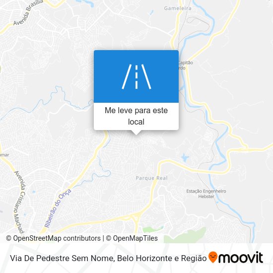 Via De Pedestre Sem Nome mapa