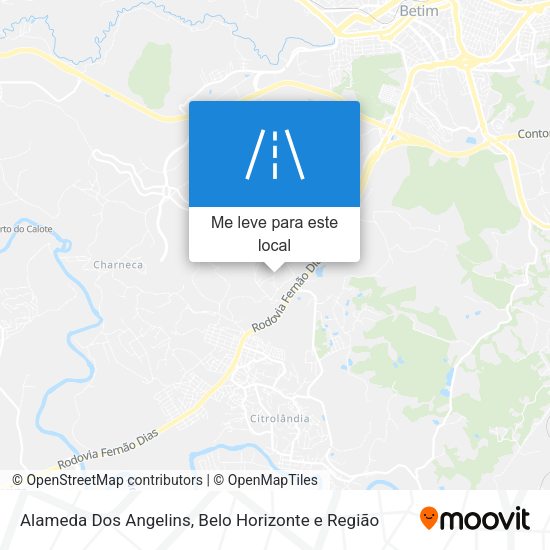 Alameda Dos Angelins mapa