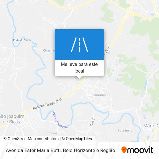 Avenida Ester Maria Butti mapa