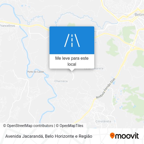 Avenida Jacarandá mapa