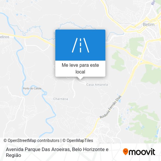 Avenida Parque Das Aroeiras mapa