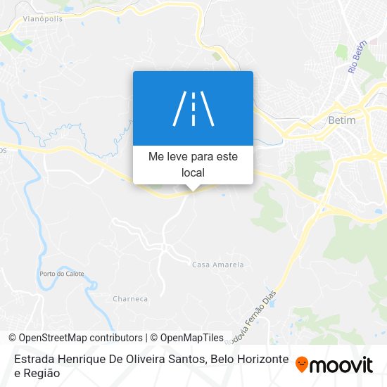 Estrada Henrique De Oliveira Santos mapa