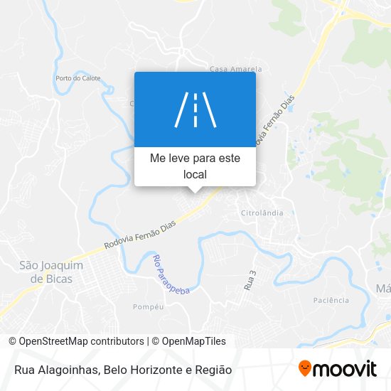 Rua Alagoinhas mapa