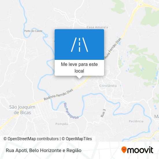 Rua Apoti mapa
