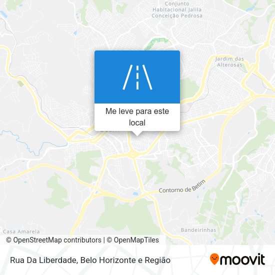 Rua Da Liberdade mapa