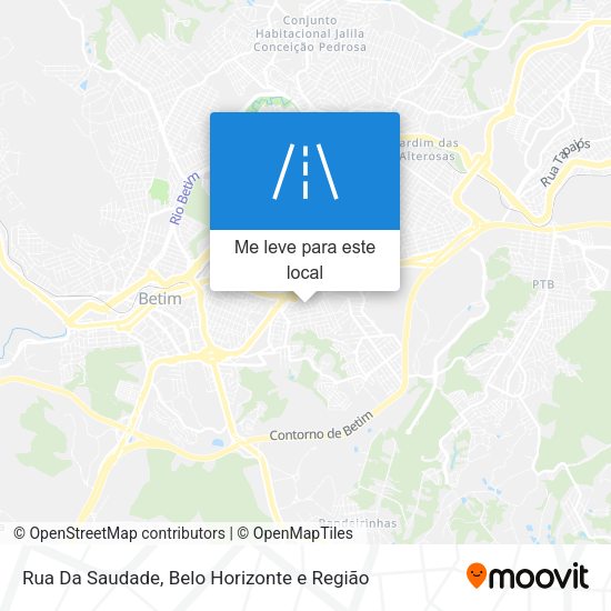 Rua Da Saudade mapa