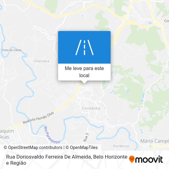 Rua Doriosvaldo Ferreira De Almeida mapa