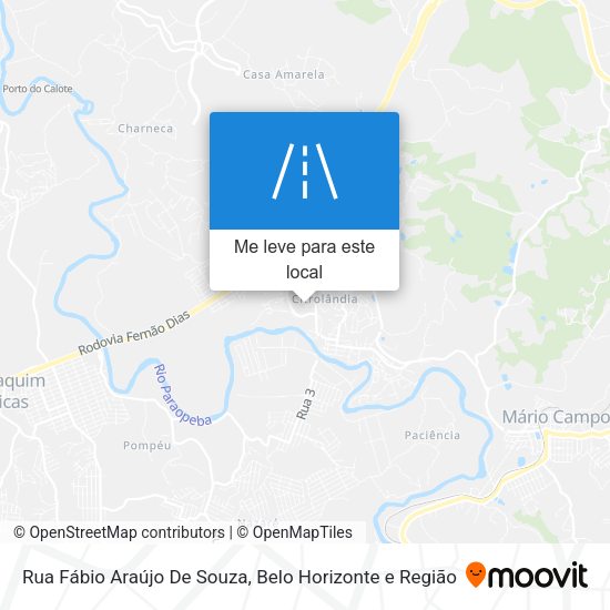 Rua Fábio Araújo De Souza mapa