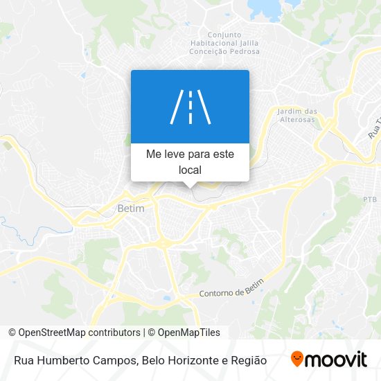 Rua Humberto Campos mapa