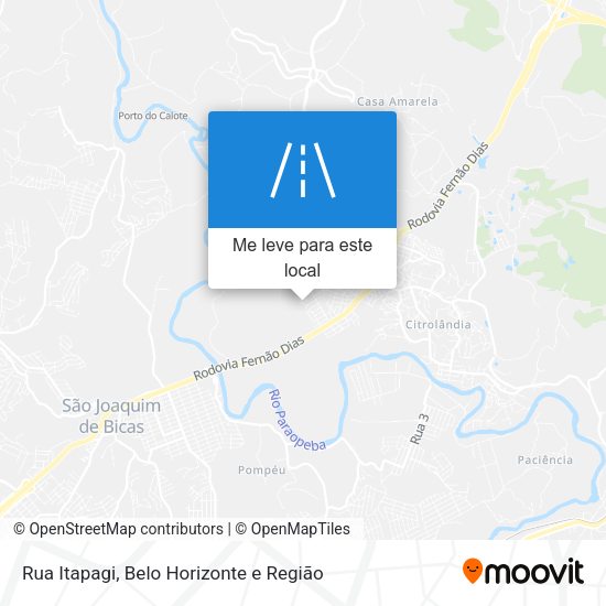Rua Itapagi mapa