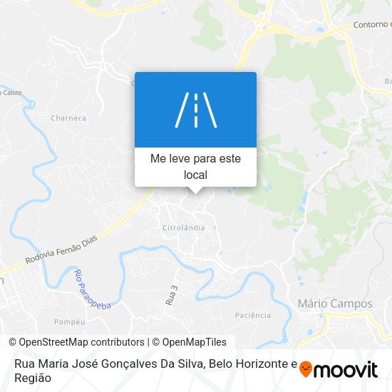 Rua Maria José Gonçalves Da Silva mapa