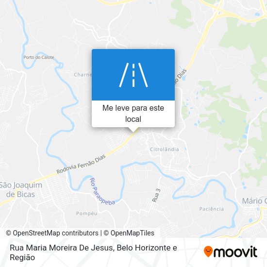 Rua Maria Moreira De Jesus mapa