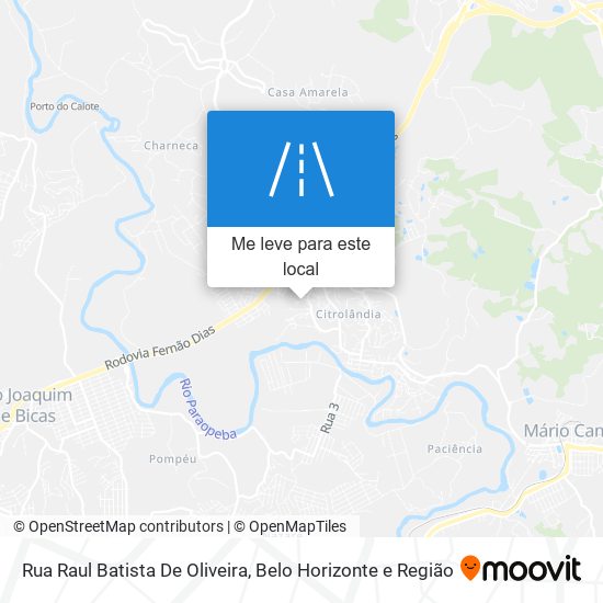 Rua Raul Batista De Oliveira mapa