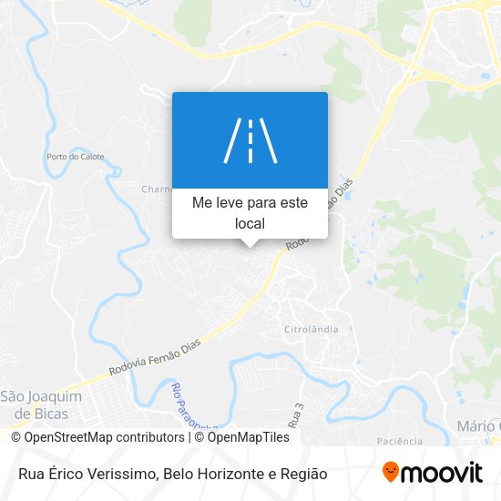 Rua Érico Verissimo mapa