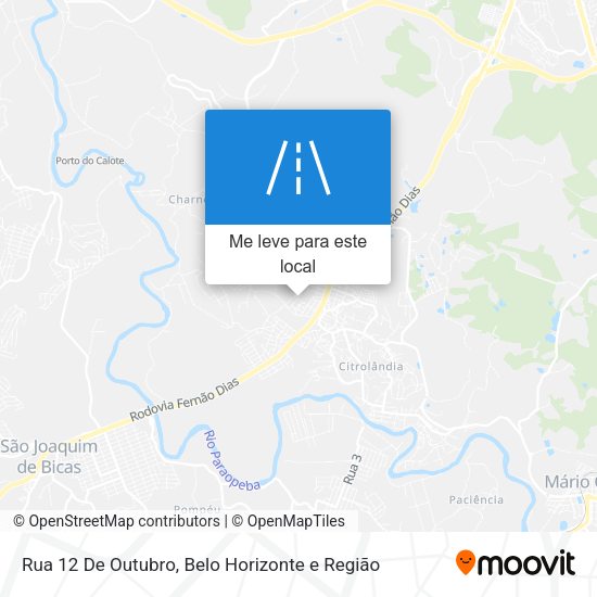 Rua 12 De Outubro mapa