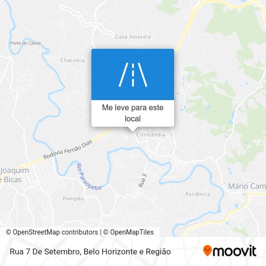 Rua 7 De Setembro mapa